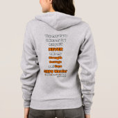 Amputee...CRPS Hoodie (Achterkant)