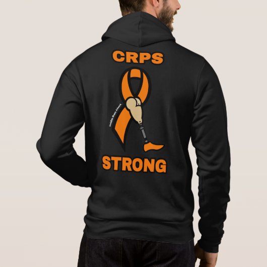 Amputee...CRPS Hoodie (Achterkant)