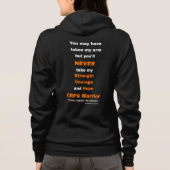 Amputee...CRPS Hoodie (Achterkant)