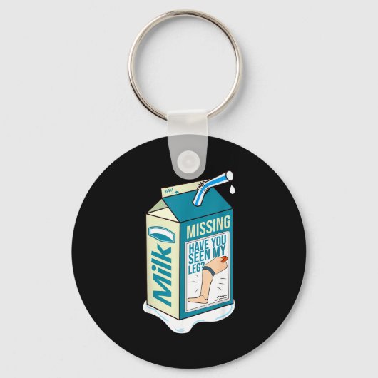 Amputee Funny Shirt Humor Quote Prosthetic Joke Sleutelhanger (Voorkant)