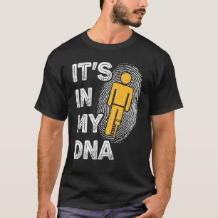 Amputee - Grappig Het zit in mijn DNA Prothetisch T-shirt