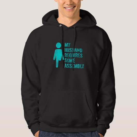 Amputee Humor Husband Assembly Leg Arm  Recovery 1 Hoodie (Voorkant)