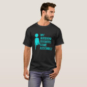 Amputee Humor Husband Assembly Leg Arm  Recovery 1 T-shirt (Voorkant volledig)