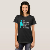 Amputee Humor Husband Assembly Leg Arm  Recovery 2 T-shirt (Voorkant volledig)