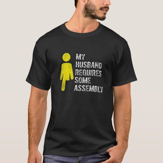 Amputee Humor Husband Assembly Leg Arm  Recovery   T-shirt (Voorkant)
