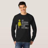 Amputee Humor Husband Assembly Leg Arm   Recovery T-shirt (Voorkant volledig)