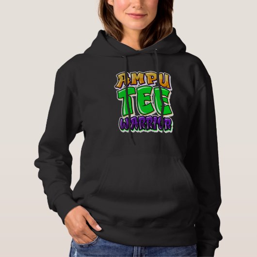 Amputee Humor Surviving Leg Arm  Recovery Hoodie (Voorkant)