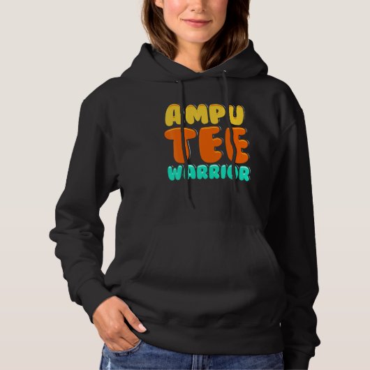 Amputee Humor Winning Leg Arm  Recovery  1 Hoodie (Voorkant)
