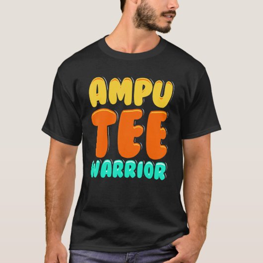 Amputee Humor Winning Leg Arm  Recovery  1 T-shirt (Voorkant)