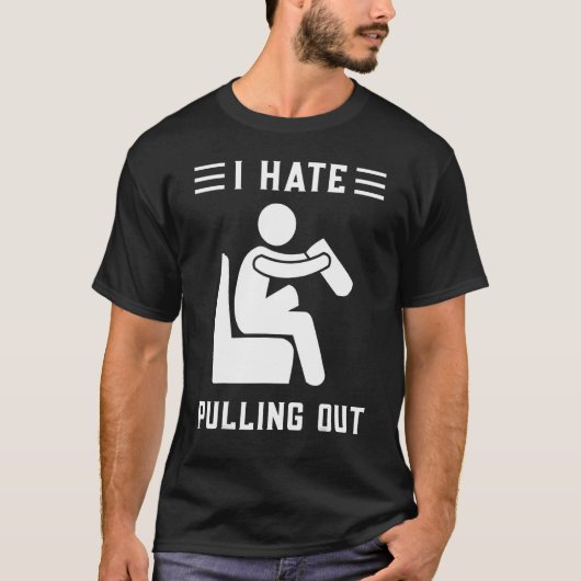 Amputee I Hate Pulling been Ampututation Humor T-shirt (Voorkant)