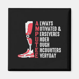 Amputee Quote Funny Leg Prosthetic Legged Chirgery Magneet
