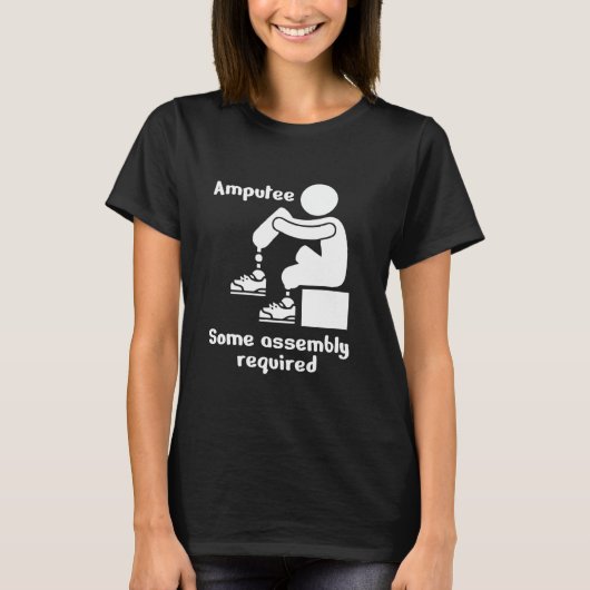 Amputeer wat assemblage vereist t-shirt (Voorkant)