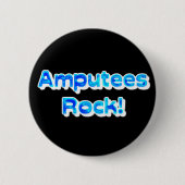 Amputes Rock! Ronde Button 5,7 Cm (Voorkant)
