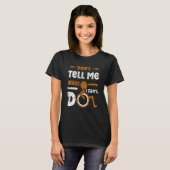 Amputtatie voor rolstoelbeen t-shirt (Voorkant volledig)