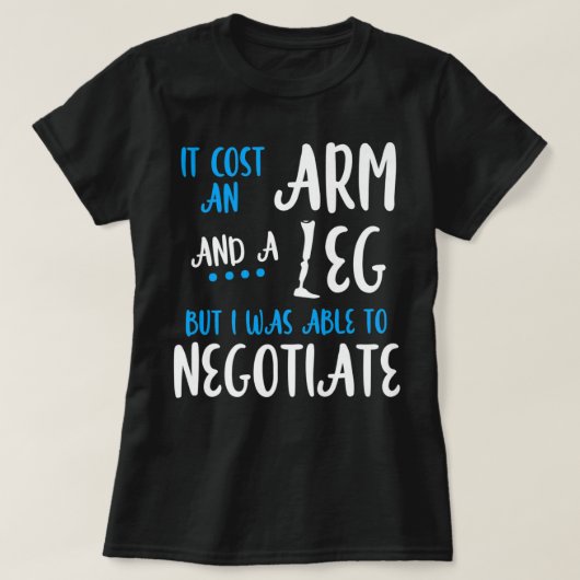 Ampuut Humor been arm Funny Recovery Premium T-shirt (Design voorkant)