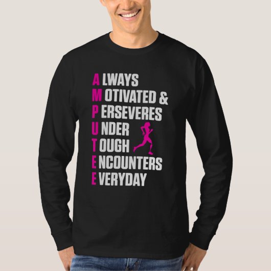 Ampuut Humor Definition been Arm Funny Recovery T-shirt (Voorkant)