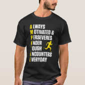 Ampuut Humor Definition leg Arm Funny Recovery 4 T-shirt (Voorkant)
