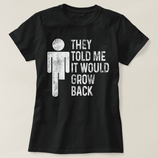 Ampuut Humor Grow back been Arm Funny Recovery GIF T-shirt (Design voorkant)