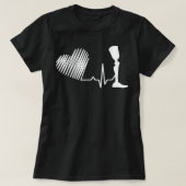 Ampuut Humor Heartbeat Leg Arm Funny Recovery Gif T-shirt (Design voorkant)