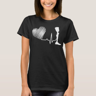Ampuut Humor Heartbeat Leg Arm Funny Recovery Gif T-shirt