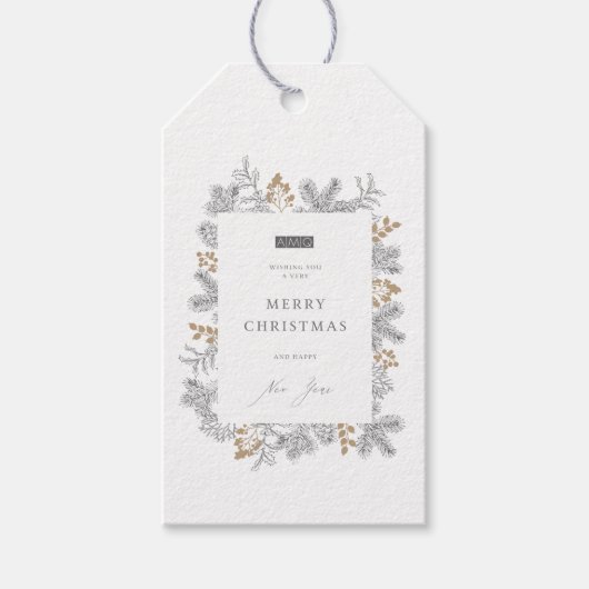 AMQ Holiday Label Cadeaulabel (Voorkant)