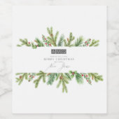 AMQ Holiday Wijn Etiket (Enkel label)