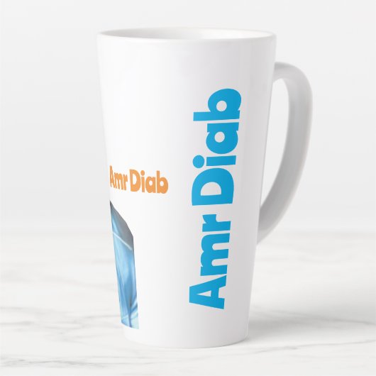 Amr Diab Latte Mok (Rechterhoek)