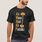 AMRAP As Much Rest As Possible  Workout T-shirt (Voorkant)
