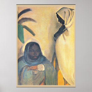 Amrita Sher-Gil - Twee vrouwen, schilderij Poster