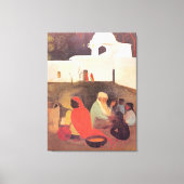 Amrita Sher-Gil - Verouderde Verteller, fijne kuns Canvas Afdruk (Voorkant)