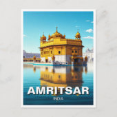 Amritsar Golden Temple Briefkaart (Voorkant)