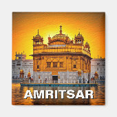 Amritsar Golden Temple Magneet (Voorkant)