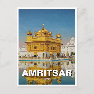 Amritsar Gouden Tempel India Briefkaart