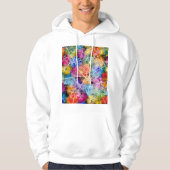 Amritsar Punjab City Map Hoodie (Voorkant)