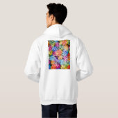 Amritsar Punjab Stad Kaart Hoodie (Achterkant volledig)