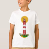 Amrum Lighthouse Duitsland T-shirt (Voorkant)