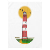 Amrum Lighthouse Duitsland Tafelkleed (Voorkant)