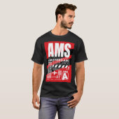 AMS Amsterdam Airport T-shirt (Voorkant volledig)