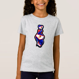 AmSamoa Vinger Hart Zwart Kinder T-Shirt