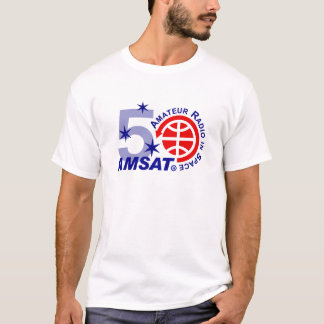AMSAT 50e Jubileum Logo T-shirt - Licht