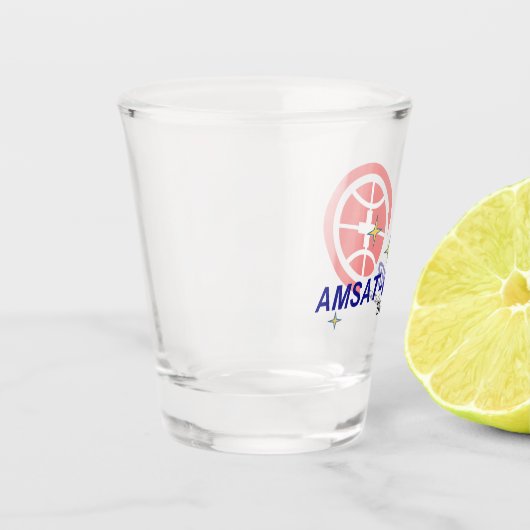 AMSAT-HB Schnapsglas Shot Glas (Links)
