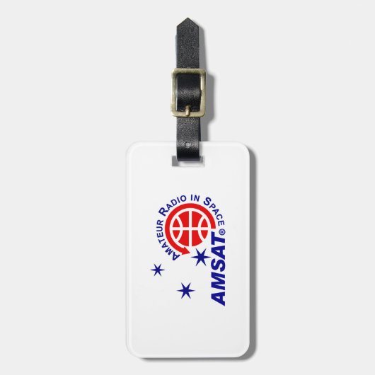 AMSAT Horizontale Logo Bagagelabel (Voorkant verticaal)