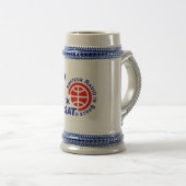 AMSAT Logo Beer Stein Bierpul (Voorkant rechts)