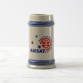 AMSAT Logo Beer Stein Bierpul (Center)