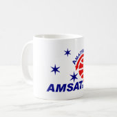 AMSAT Logo Coffee-Mok Koffiemok (Voorkant links)