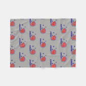 AMSAT Logo Fleece Blanket (Voorkant (Horizontaal))