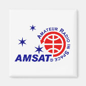 AMSAT Logo Magnet (Voorkant)