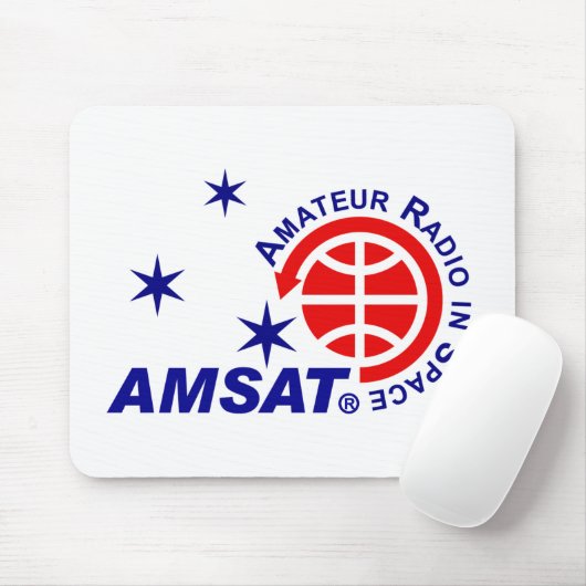 AMSAT Mousepad Muismat (Met muis)