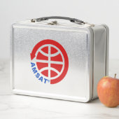 AMSAT Ronde Logo Metalen Lunchbox (In situ)