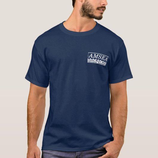 AMSEA Survival T-shirt - ontwerp achteraan (Voorkant)